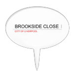brookside close  Cake Picks