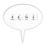 penis  Cake Picks