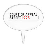COURT OF APPEAL STREET  Cake Picks