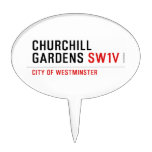 churchill gardens  Cake Picks