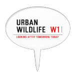 URBAN WILDLIFE   Cake Picks