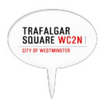 Trafalgar square  Cake Picks