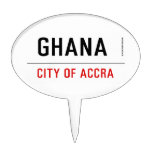 GHANA  Cake Picks