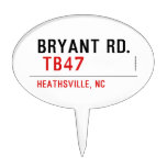 BRYANT RD.   Cake Picks