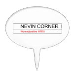     NEVIN CORNER  Cake Picks