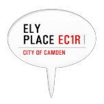 Ely Place  Cake Picks