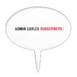 Admin carLEX  Cake Picks