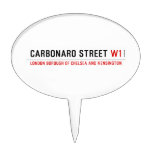 Carbonaro street  Cake Picks