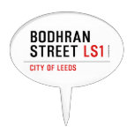 Bodhran Street  Cake Picks