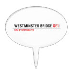 Westminster Bridge  Cake Picks