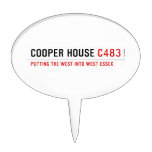 Cooper house  Cake Picks