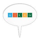 Science  Cake Picks
