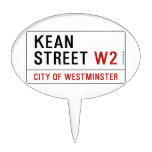 KEAN street  Cake Picks