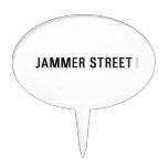 Jammer Street  Cake Picks