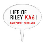 life of  riley  Cake Picks