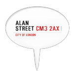 Alan  Street  Cake Picks