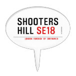 Shooters  Hill  Cake Picks