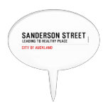 SANDERSON STREET  Cake Picks