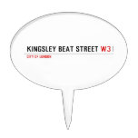Kingsley Beat Street  Cake Picks