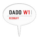 dado  Cake Picks