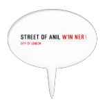 Street of anil  Cake Picks