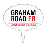 graham road  Cake Picks