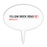YELLOW BRICK ROAD  Cake Picks