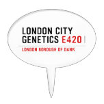 LONDON city genetics  Cake Picks