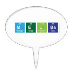 Melba  Cake Picks