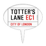 totter's  lane  Cake Picks