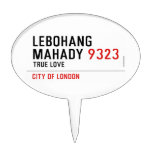 LEBOHANG MAHADY  Cake Picks