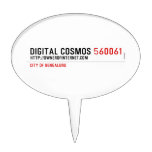 Digital Cosmos  Cake Picks