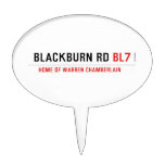 Blackburn Rd  Cake Picks