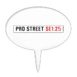 PRO STREET  Cake Picks