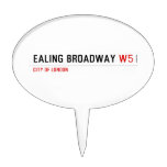 Ealing Broadway  Cake Picks