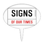 signs  Cake Picks