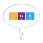 Oliv  Cake Picks