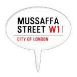 Mussaffa Street  Cake Picks