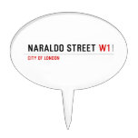 Naraldo Street  Cake Picks