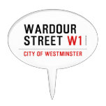 WARDOUR STREET  Cake Picks