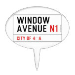 Window Avenue  Cake Picks