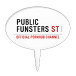 public funsters  Cake Picks