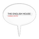 The English HOUSE  Cake Picks