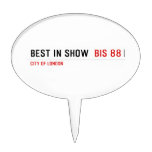 Best In Show   Cake Picks