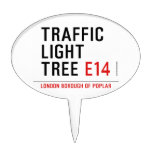 traffic light tree  Cake Picks