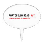 Portobello Road   Cake Picks