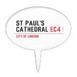 ST PAUL'S CATHEDRAL  Cake Picks