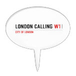 LONDON CALLIng  Cake Picks