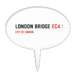London Bridge  Cake Picks