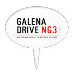 galena drive  Cake Picks